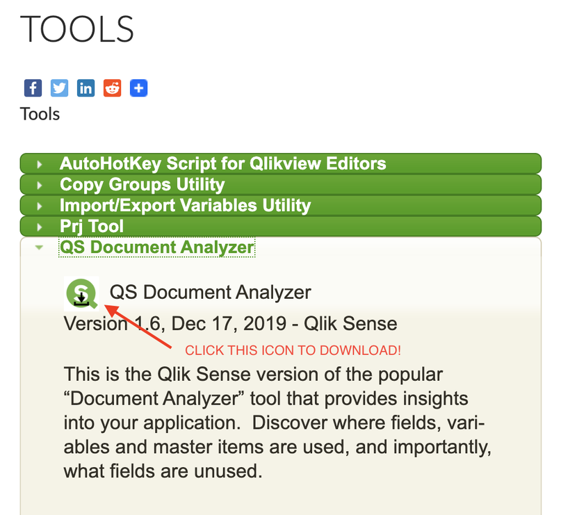Qlik Sense Document Analyzer v1.6